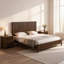 Ensemble de chambre à coucher 3 pièces avec lit et 2 tables de chevet-845196800-845196802