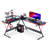 L-Shaped Metal Base Computer Desk-75020696-75020698