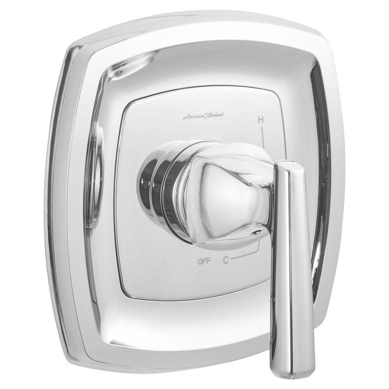 Ensemble de garniture de douche à valve seulement avec cartouche American Standard Edgemere, Chrome poli