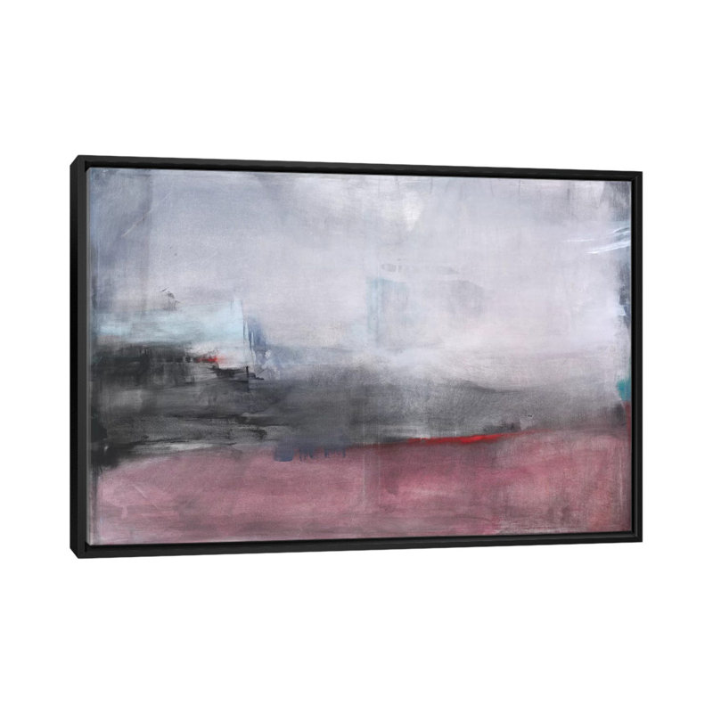 Reproduction d'art sur toile tendue, H 18 po x l 26 po x P 1,5 po, Toile encadrée noire, Pas de tapis
