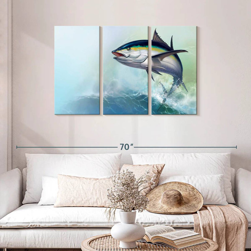 Flying Tuna Fish, 28" H x 45" W