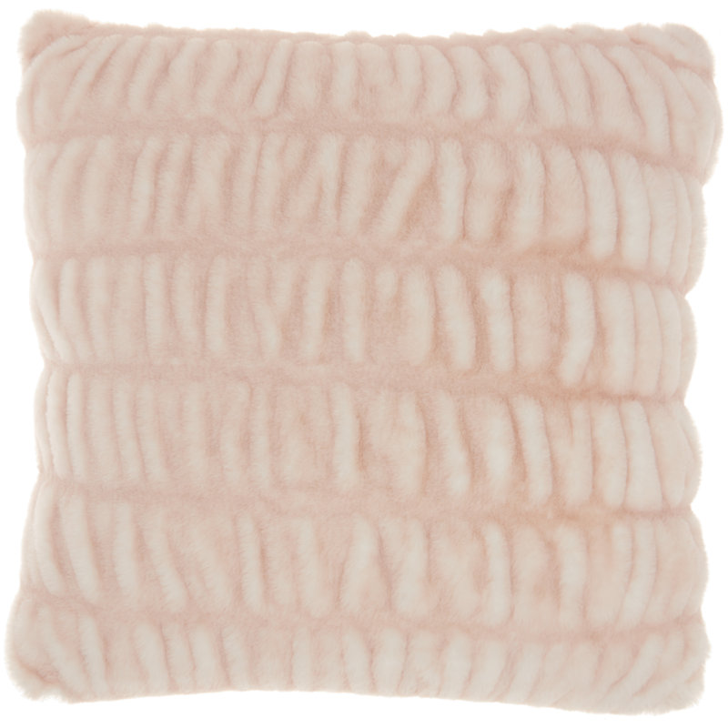  Square Pillow Cover and Insert, Blush