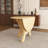 43-Inch Folding Dining Table - Wild Oak Veneer, Ultra-Slim 8" Folded Profile-281351859