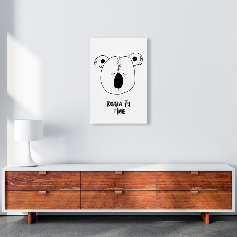 Koala by Miniofmine - Print, 59.4cm H x 42cm W x 4cm D, Wrapped Canvas