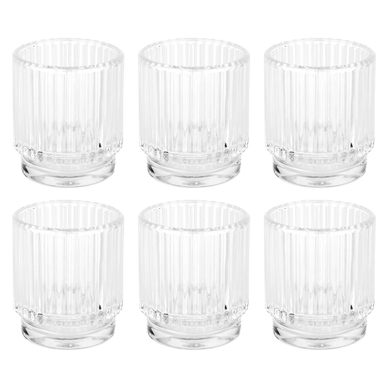 2.25'' H Glass Tabletop Votive Holder, Clear