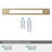 Medora Center-to-Center Rectangle Cabinet Pull Backplate-111952307-111952310