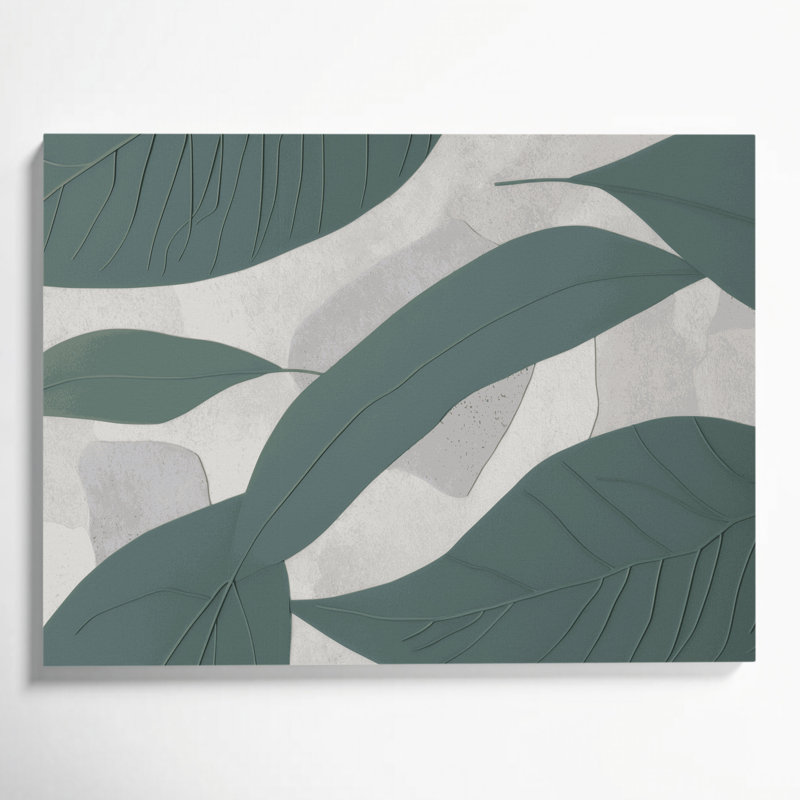 Minimalisme, art mural gris sur toile 55, H 8 po x l 10 po