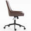 Chaise de bureau pivotante en similicuir