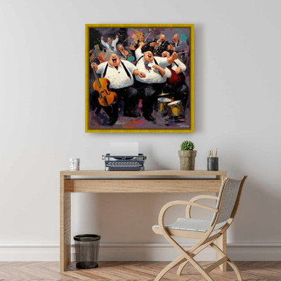 "Toile à bruit intense | Art mural de chambre à coucher musicale"