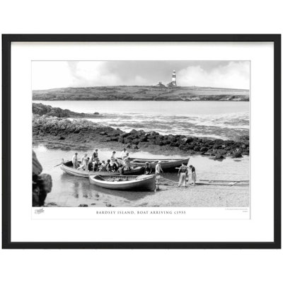 Bardsey Island, Boat Arriving C1955 - Single Picture Frame Print
