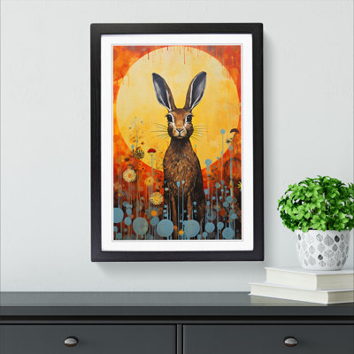 Hare Expressionism - Framed Print