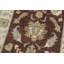 Tapis de couloir gris / brun en laine noué à la main de style oriental 2 pi 8 po x 8 pi 7 po Grigori