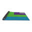Tapis bleu/vert/mauve à motif Nässjö-1540035896
