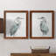 Blue Heron I - ensemble de 2 reproductions d'art sur toile encadrées-595298011-595298014