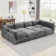 138.29” W Oversized 8-Seater Composable Modular Sofa