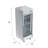 Commercial Reach in Freezer with Glass Door in Stainless Steel