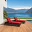 Barcelo Reclining Chaise Lounge with Cushion-592769540
