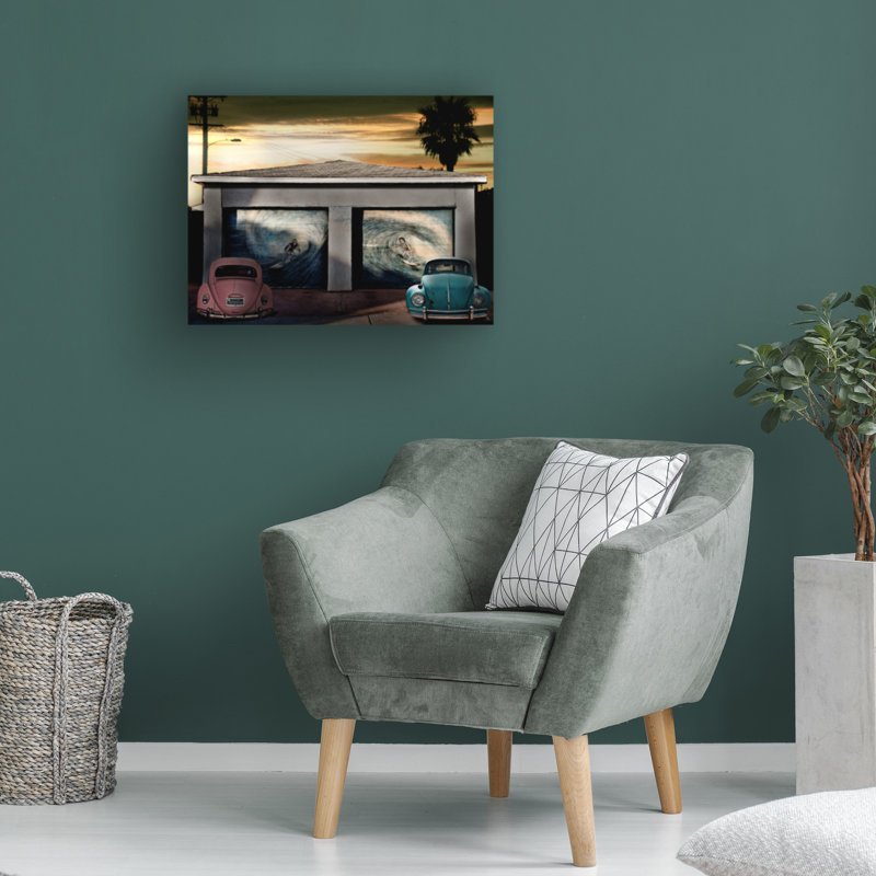 Art sur toile LARRY BUTTERWORTH BEETLES, H 35 po x l 47 po