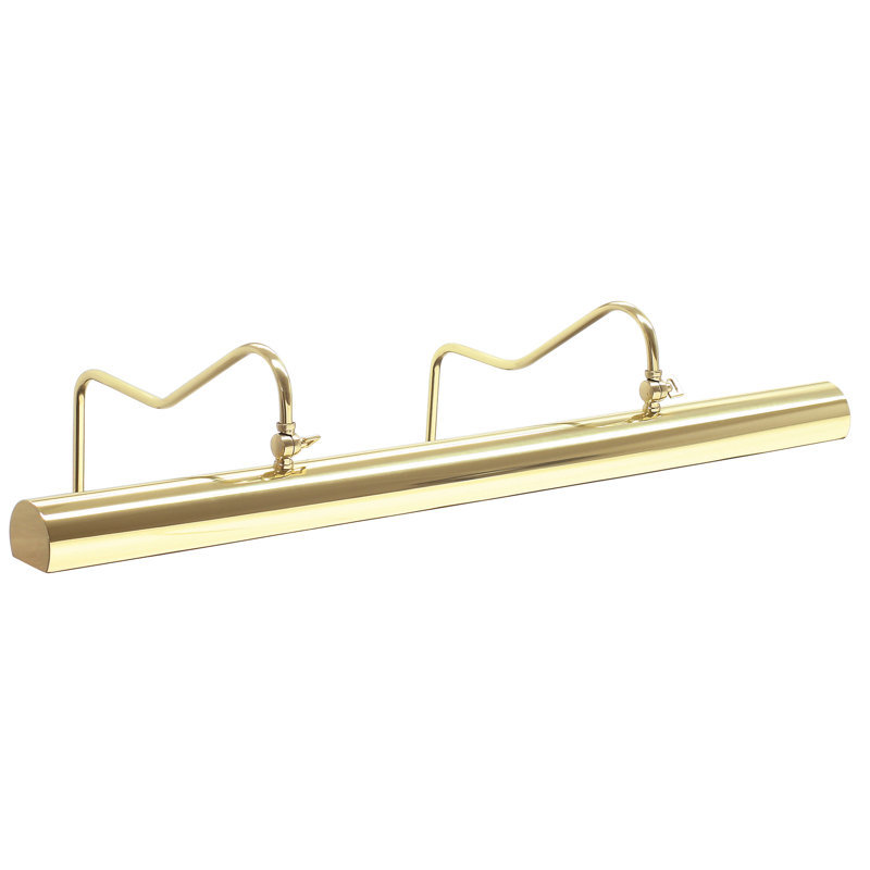 Hyde Park Wall Mounted Picture Light, Polished Brass