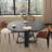 Extendable Dining Table For 4-6 People, Round Dining Table-865782319