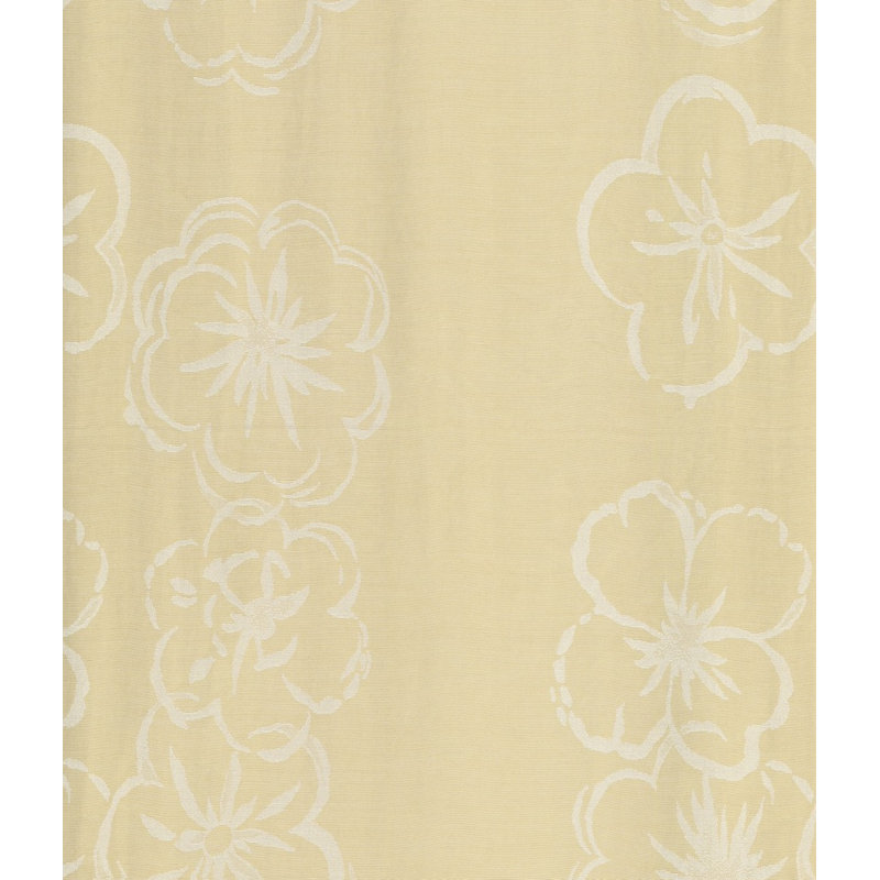 Pasadena Room Darkening Curtain Single Panel, 132 W x 245 D cm, Sand