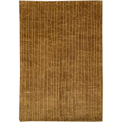 Tapis brun de haute qualité noué à la main
