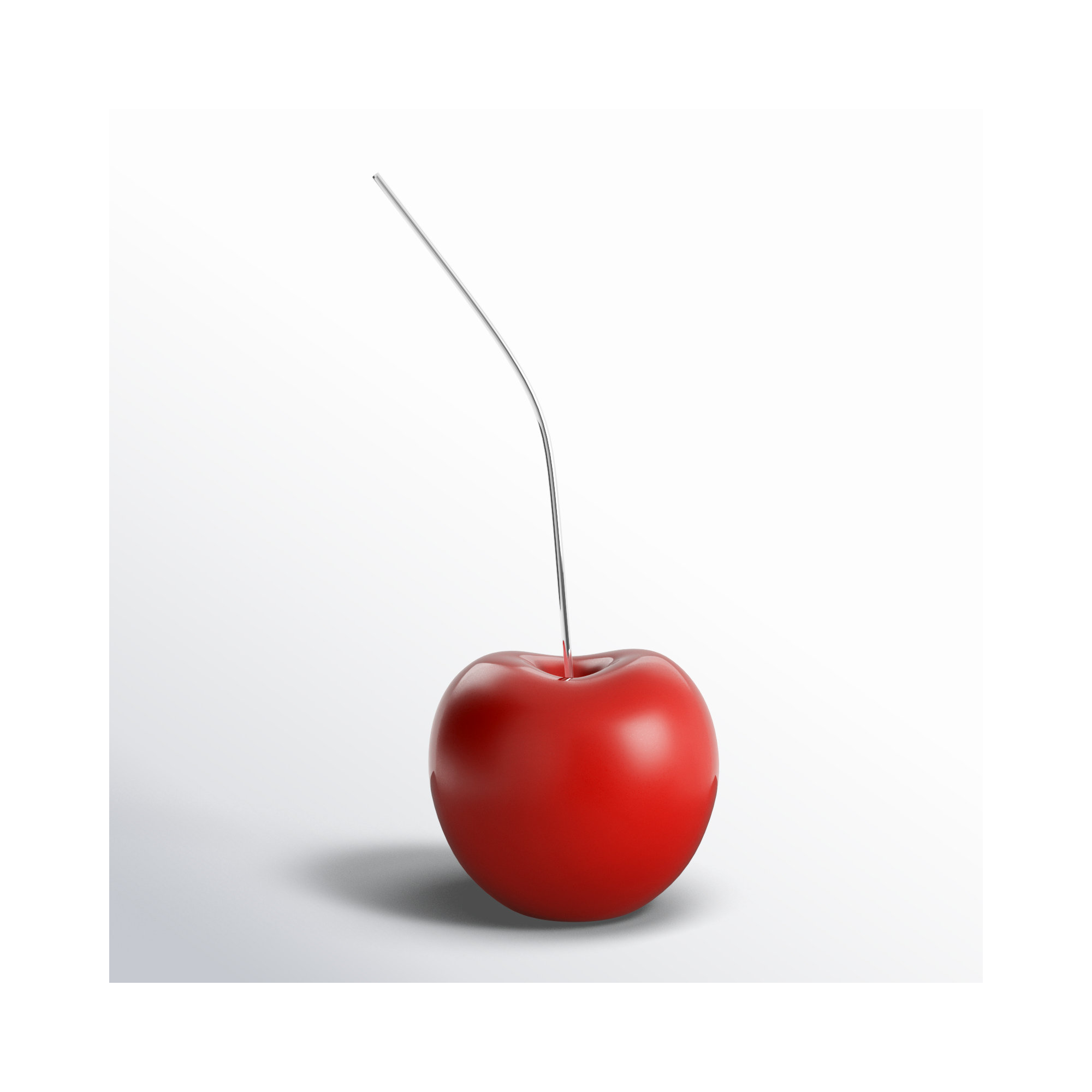 Izara Sculpture, 25.5" H X 10" W X 8.5" D, Metallic Red