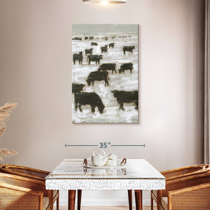 Brampt Winter Grazing I, 45" H x 30" W