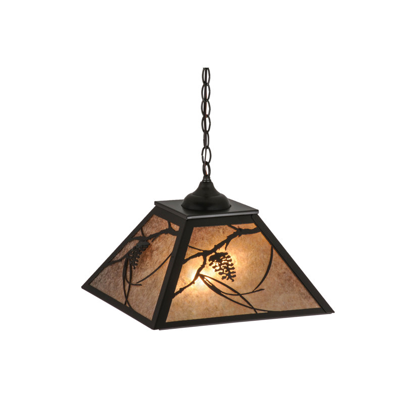 Rustic Lodge 2 - Light Pendant, Silver, Timeless Bronze