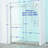 Semi-Frame Single Sliding Shower Door, 56-60/