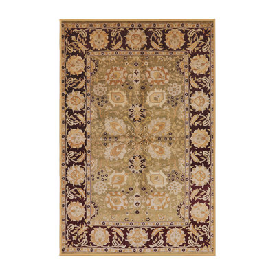 Tapis oriental rouge / brun clair Fundy