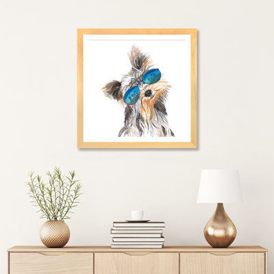 " Yorkie With Shades " by Patricia Pinto