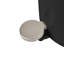 Petite poubelle avec couvercle Bath Bliss | Poubelle de salle de bain 5L couleur noire | Poubelle à pédale | Couvercle à fermeture douce | Fonctionnement mains libres-131485012