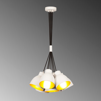 Luminaire suspendu en forme de cloche à 7 lumières Philo