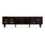 Meuble télé moderne en bois manufacturé noir massif-1900489879