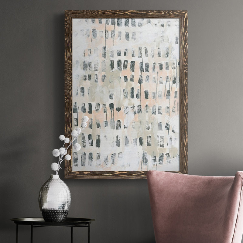 Sand Glyphs III, reproduction d'art sur toile, H 37,5 po x l 27,5 po x P 1 po, Noyer