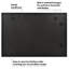 Cadre pour disque vinyle et album de photo 25 po x 16,5 po - noir Qualin