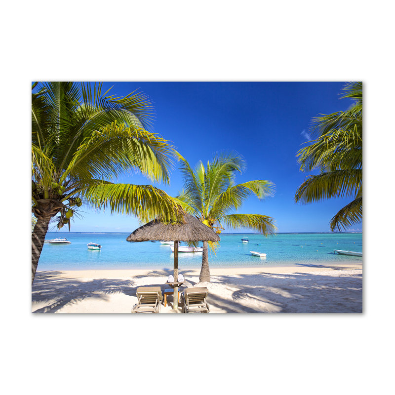 Mauritius Beach - Wrapped Canvas Print