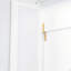 Grand lit escamotable en bois avec garde-robe