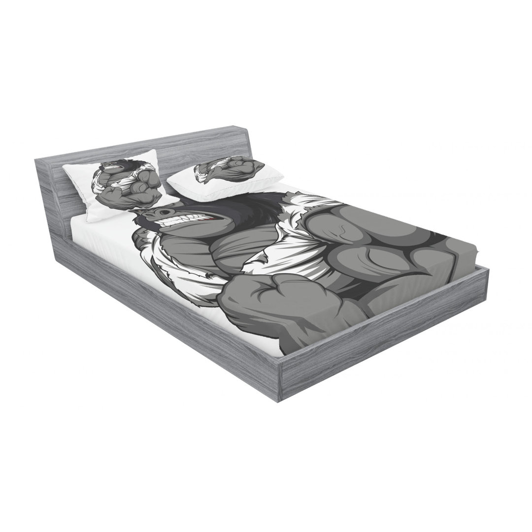 Microfiber Sheet Set Ambesonne 