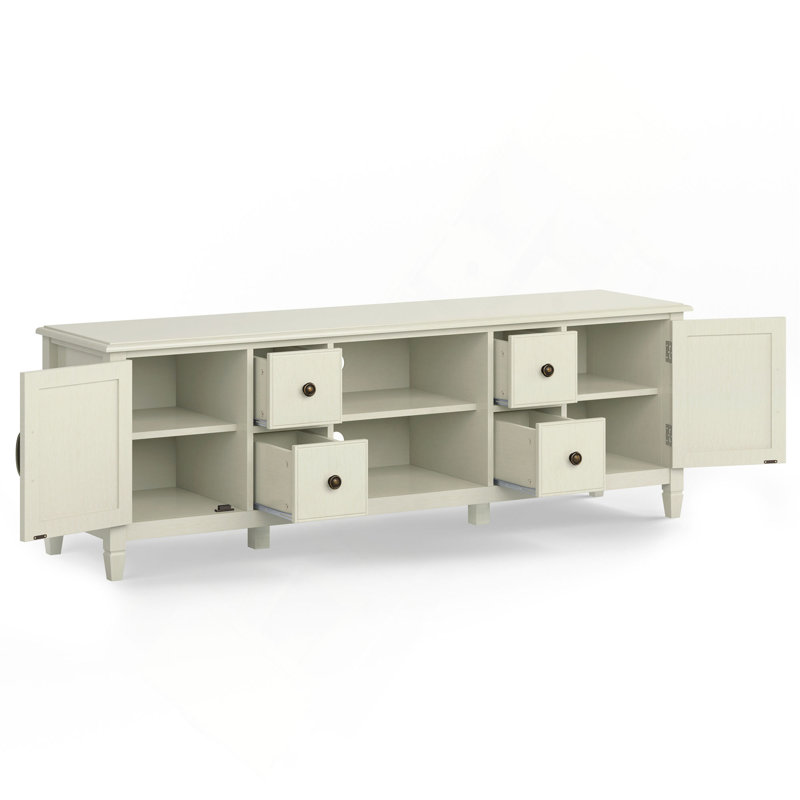 72 inch Wide Solid Wood TV Stand For TVs up to 80 inches