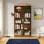 Bibliothèque en bois, bibliothèque de 72 po de hauteur avec tablettes de rangement ouvertes à 6 niveaux-1253391860