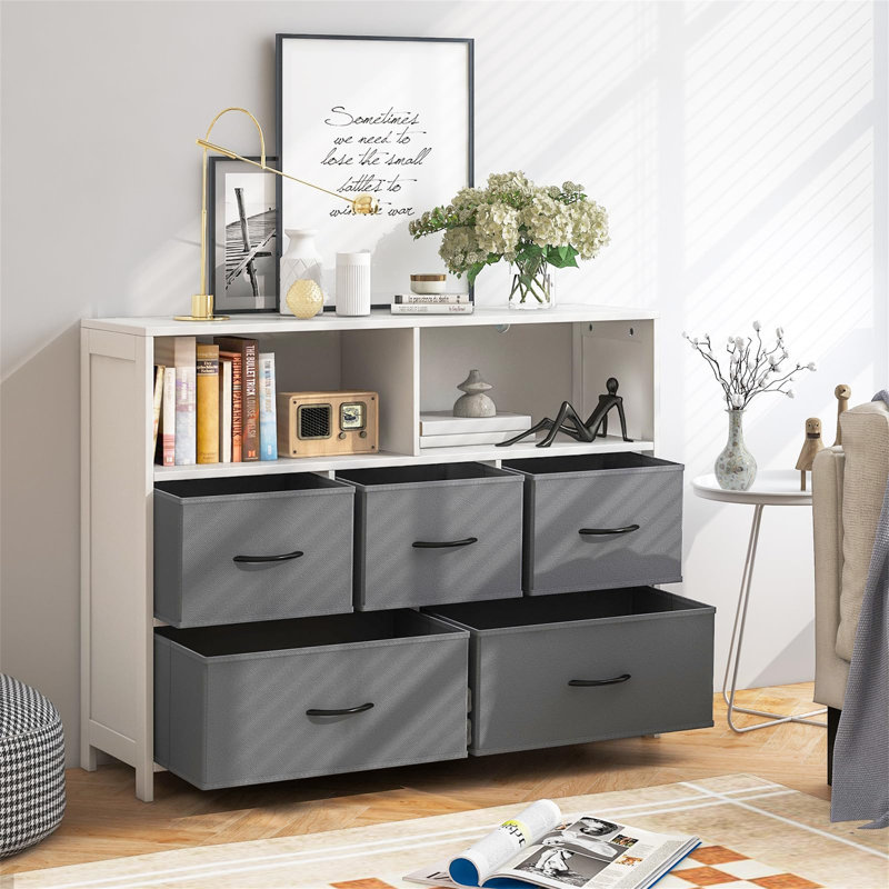 Ettore 5 Drawer Double Dresser