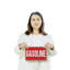 Enseigne fantaisie en aluminium 7 po x 10 po Gasoline Street-119478949
