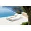 Izelia 21'' Outdoor Aluminum Double Chaise with Table-1034277750-1033955930