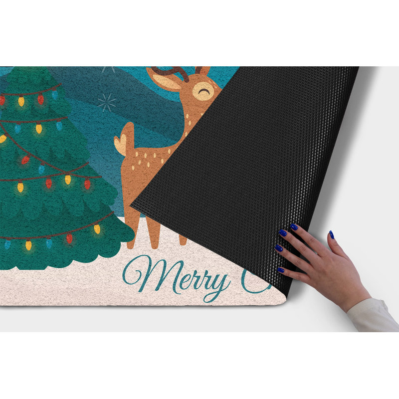 Non-Slip Christmas Outdoor Doormat