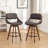 Shontina Faux Leather Swivel Bar Stool-481374837-502297923