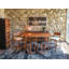 Hampton Upholstered Stool with Solid Wood Frame