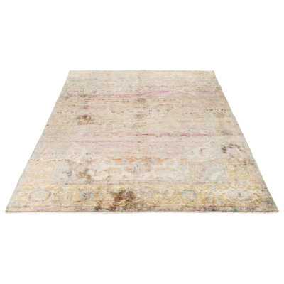 5x8 Red and Navy Turkish Oushak Rug