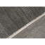 Tapis gris foncé et argent noué à la main de haute qualité